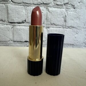 Estee Lauder‎ True Lipstick FIERY ROSE Ribbed Tube Discontinued VTG NOS